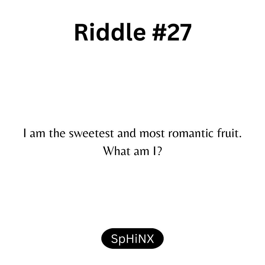 Riddle #27 by sphinxriddles