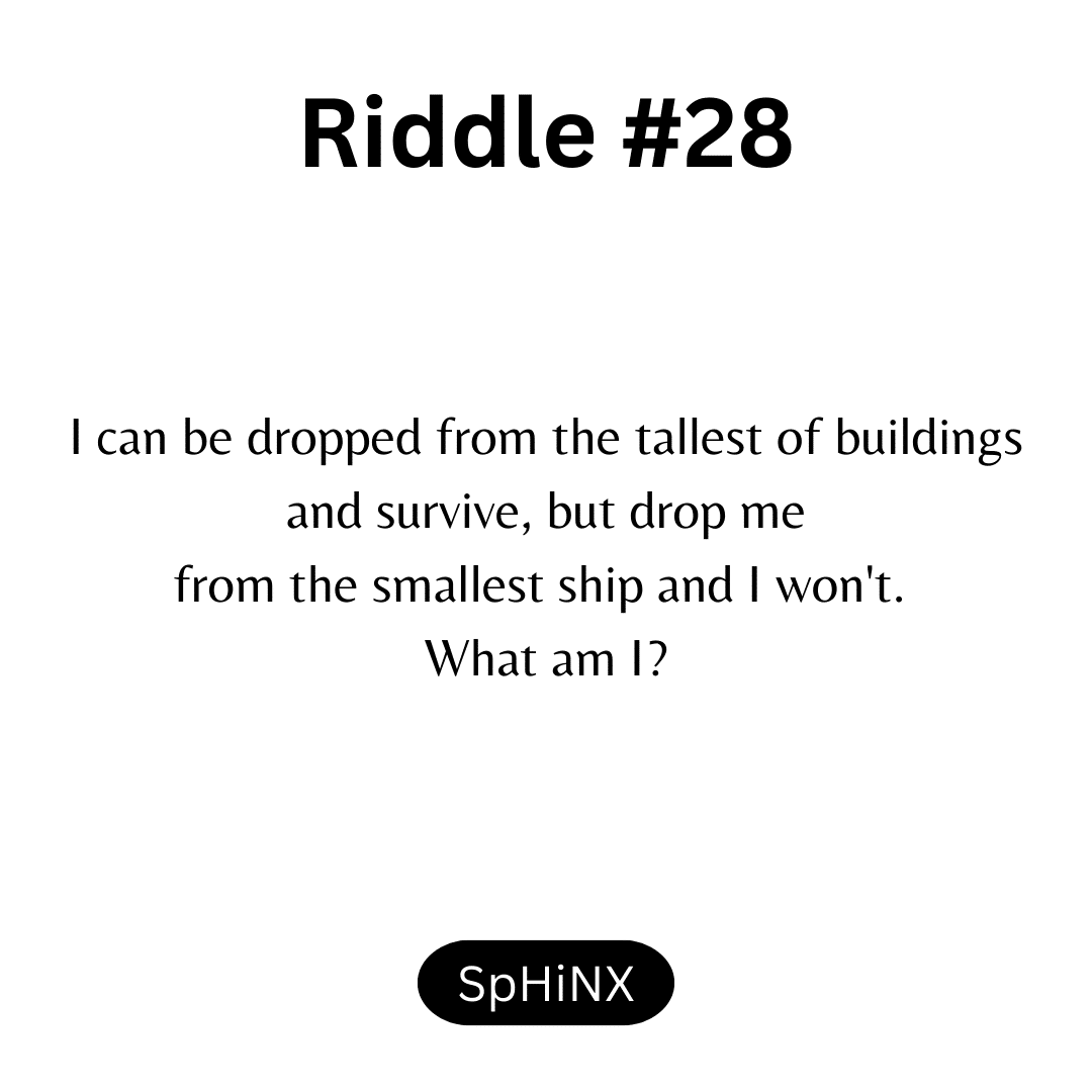 Riddle #28 by sphinxriddles