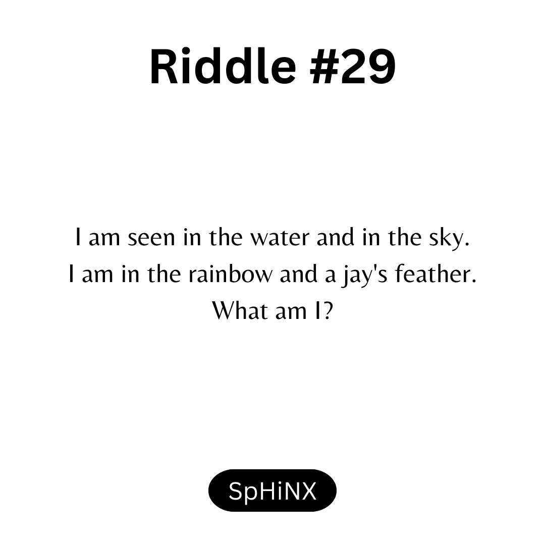 Riddle #29 by sphinxriddles