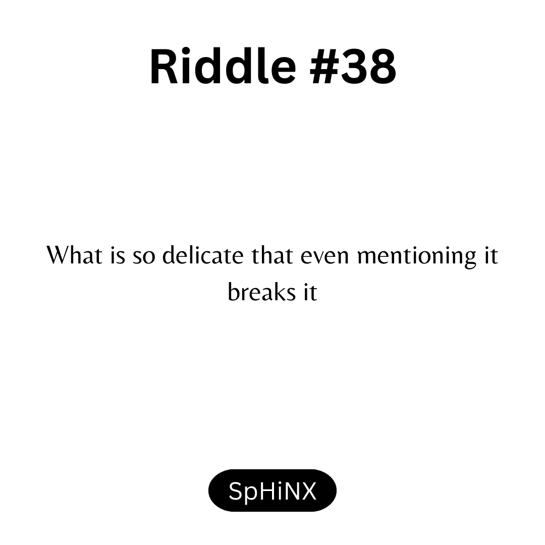 Riddle #38 by sphinxriddles