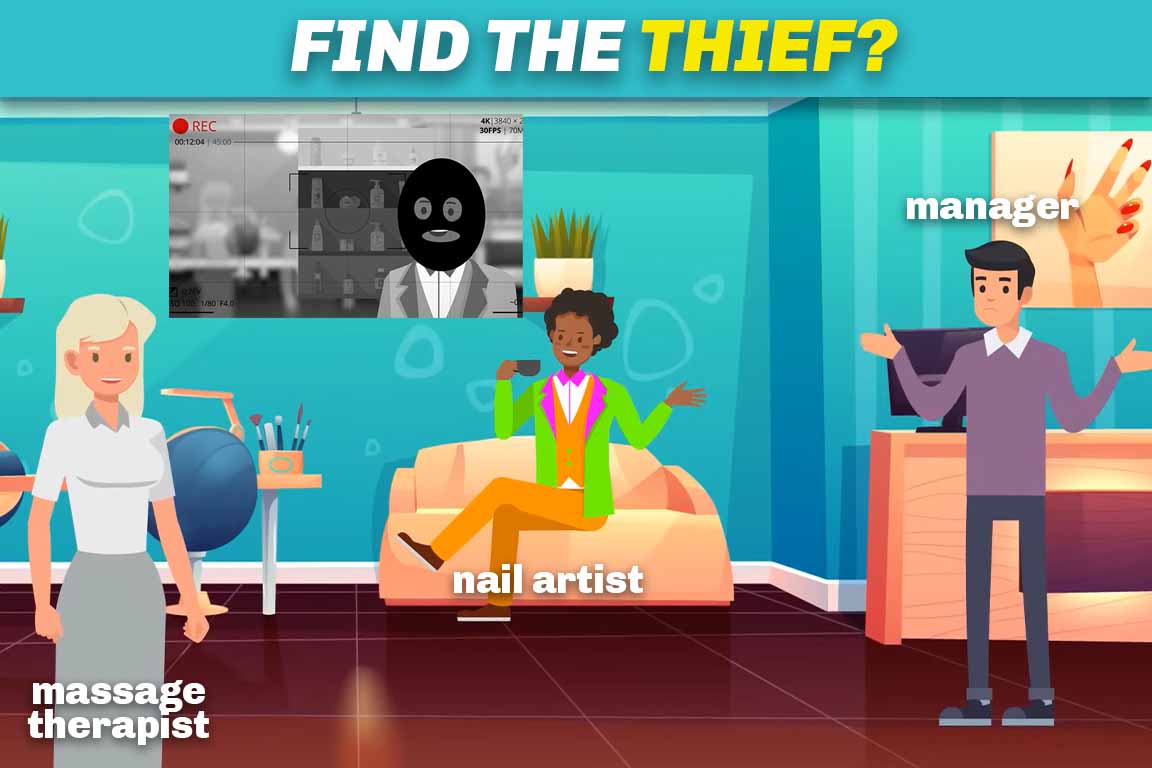 Complex puzzles Find the thief