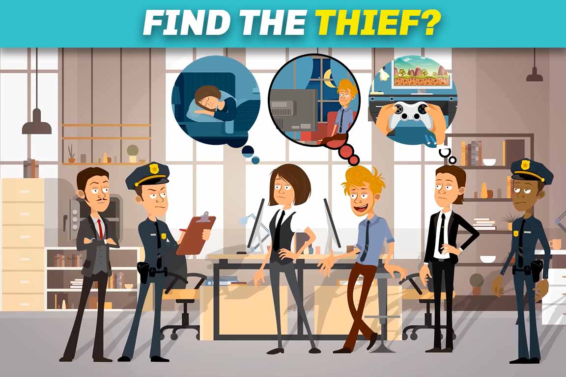 Complex puzzles Find the thief